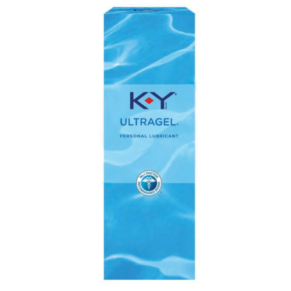K-Y Ultragel Lube, Personal Lubricant, Water-Based Formula, Safe to Use with Silicone Toys, For Men, Women and Couples, 4.5 FL O