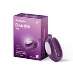 Satisfyer Double Joy Connect App | Partner Vibrator | 2 Strong Power Motors | Waterproof (IPX7) | Rechargeable Battery | Skin-Fr