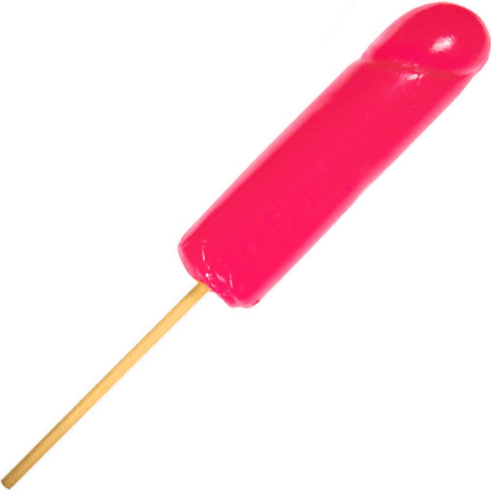 Jumbo Cock Pops Fruit Flavored - Strawberry