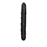 CalExotics Veined Double Dildo, Black, 12 Inches
