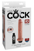 Pipedream Products King Cock Squirting Cock, 7 Inch, Flesh