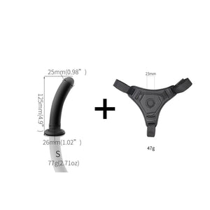 Strap-on Dildo Adult Sex Toys - Wearable Strap On Dildo Sex Toy for Men Women Couples, Realistic Silicone Anal Dildo Penis G-Spo