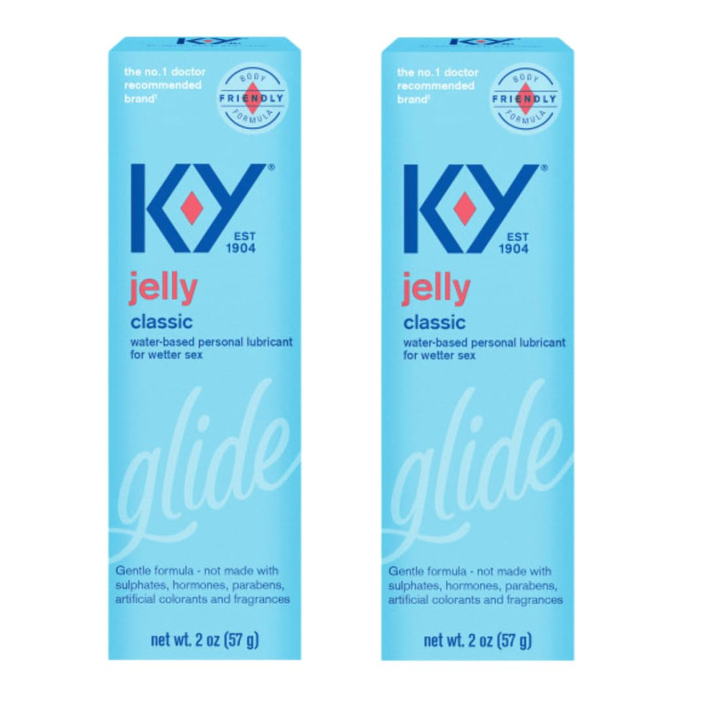K-Y Jelly Personal Lubricant, 2 oz. (Pack of 2)