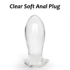 Anal Butt Plug Trainer:Soft Anal Plug Dildo Prostate Massage Sex Toy,Waterproof Anal Plugs Kit Anal Dildo Anus Dilator Anal Ball