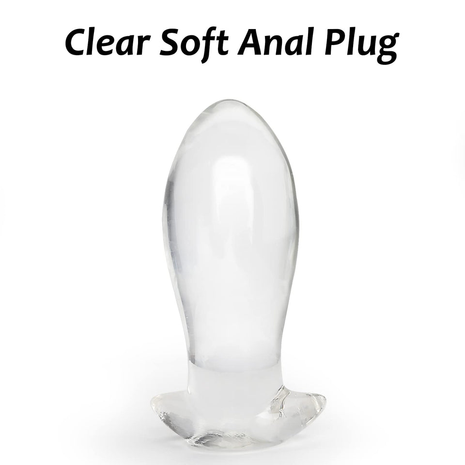 Anal Butt Plug Trainer:Soft Anal Plug Dildo Prostate Massage Sex Toy,Waterproof Anal Plugs Kit Anal Dildo Anus Dilator Anal Ball
