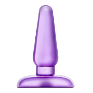 Blush Novelties Soft Beginner Medium Butt Plug - Anal Buttplug - Sex Toys For Women - Sex Toy For Men (Purple)