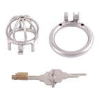 TERNENCE Metal Male Chastity Device Small 304 Steel Stainless Comfortable Cock Cage Adult Game Sex Toy D250 (1.97 inch / 50mm) S