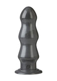 Doc Johnson American Bombshell - B-7 Tango - Vac-U-Lock And F Machine Compatible Dildo Or Butt Plug - Gunmetal Grey