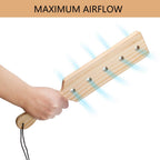 VENESUN 14inch Wood Spanking Paddle for Adult Sex Toys, Wooden Paddle with 5 Airflow Holes for BDSM Sex Play