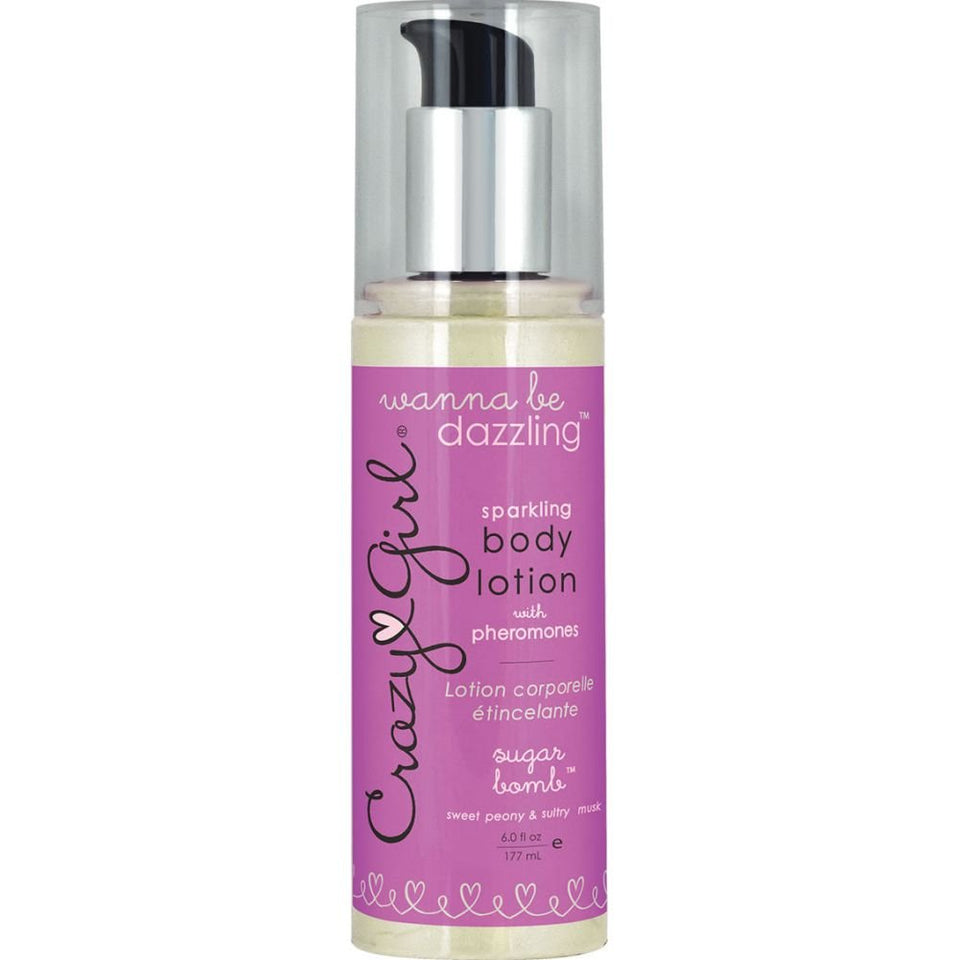 (D) Crazy Girl Wanna Be Dazzli Sparkling Body Lotion Sugar Bomb 6Oz