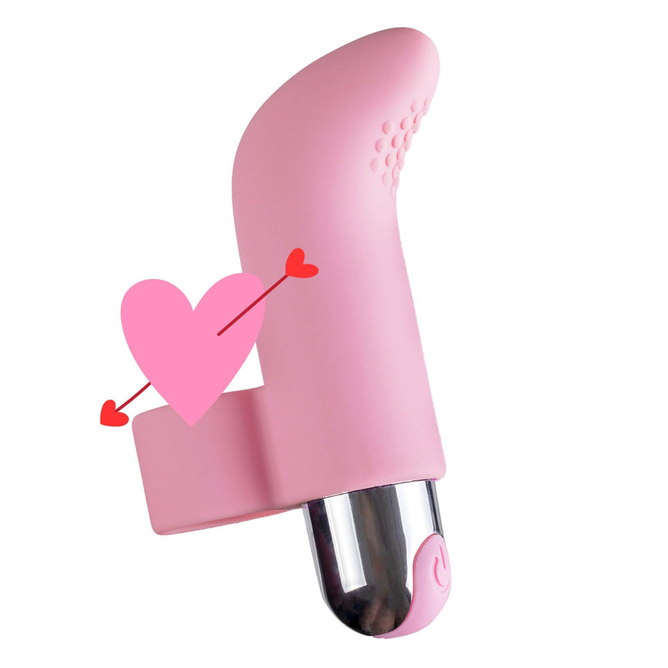 Adam and Eve 10 Function Silicone Rechargeable 10 Speed Finger Vibrator, Adjustable Stimulator, Insertable Bullet Sex Toy for Wo