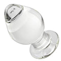 FST Large Anal Plug Crystal Mushroom Shape Butt Plug Glass Massage Bum Plug Sex Toys for Women Men Masturbation Transparent