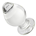 FST Large Anal Plug Crystal Mushroom Shape Butt Plug Glass Massage Bum Plug Sex Toys for Women Men Masturbation Transparent