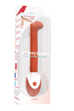 Impressions 5X Silicone Gel Vibe, G-Spot, Red,4.5 Ounce