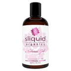 Sliquid Organics Water-Based Lube - Aloe Vera Leaf Infused with Organic Oils & Botanicals, Natural Lubricating Gel for Women/Men