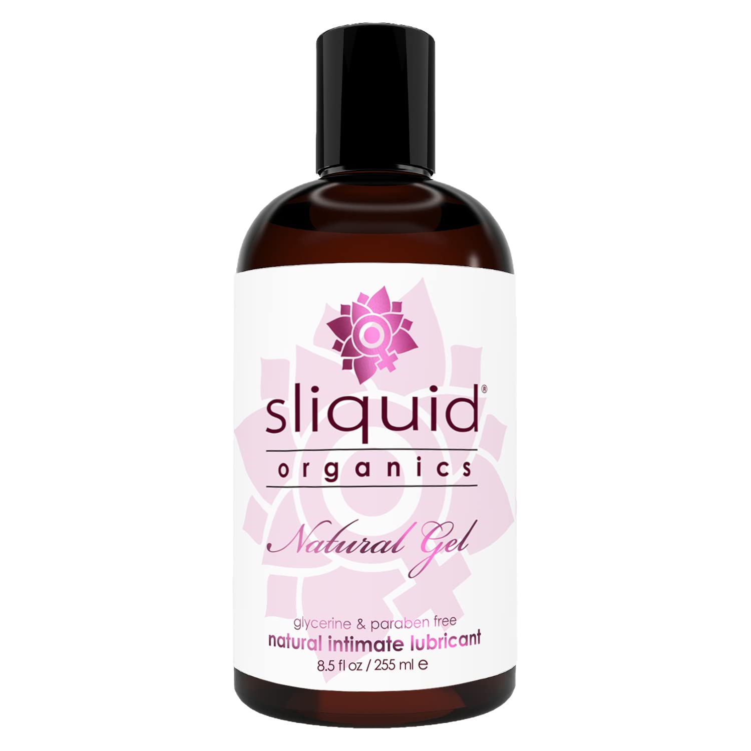 Sliquid Organics Water-Based Lube - Aloe Vera Leaf Infused with Organic Oils & Botanicals, Natural Lubricating Gel for Women/Men