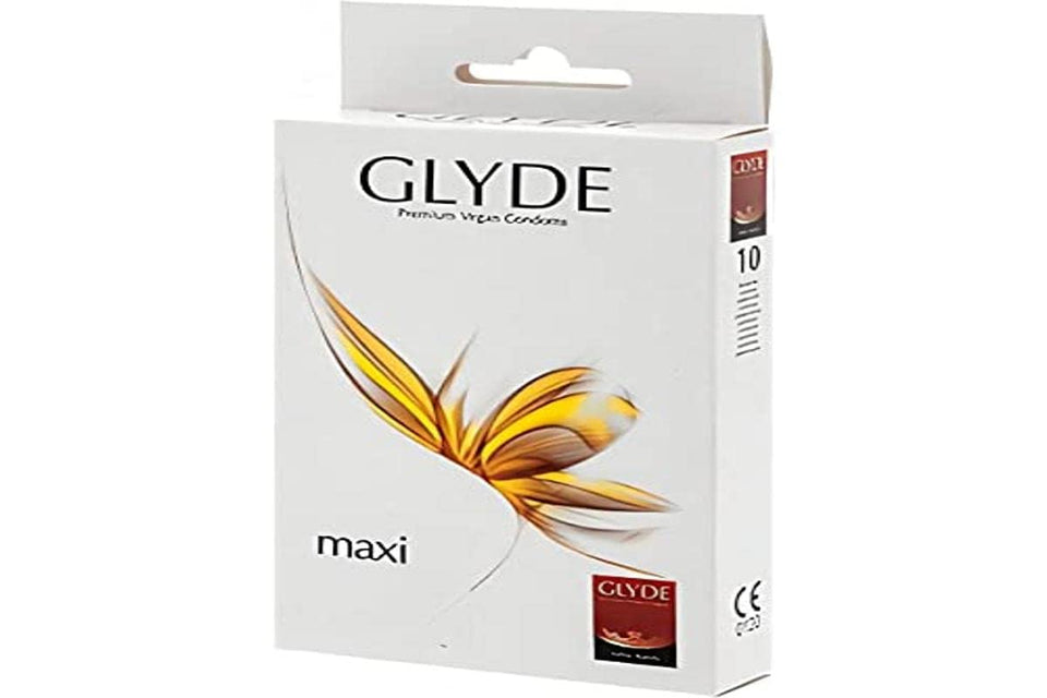 Glyde Ultra Maxi Vegan Condoms 10 Pack