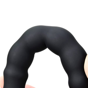 Anal Plug Trainer Kit, Pack of 2 Silicone Butt Plug Training Set Thread Anal Beads with Narrow Flared Base Adult Sex Toy for Men