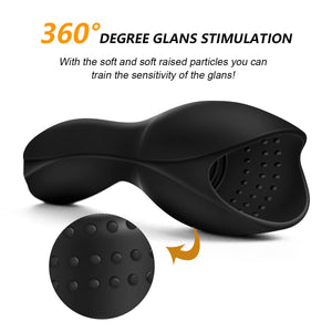 SEMOOX Urethral Sounds Dilator Male Vibrator Penis Training Masturbator Glans Trainer Stimulation Massager Men Sex Toy Urethral