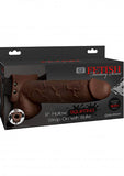 Ff 9In Hollow Squirt Strap-On Balls Br
