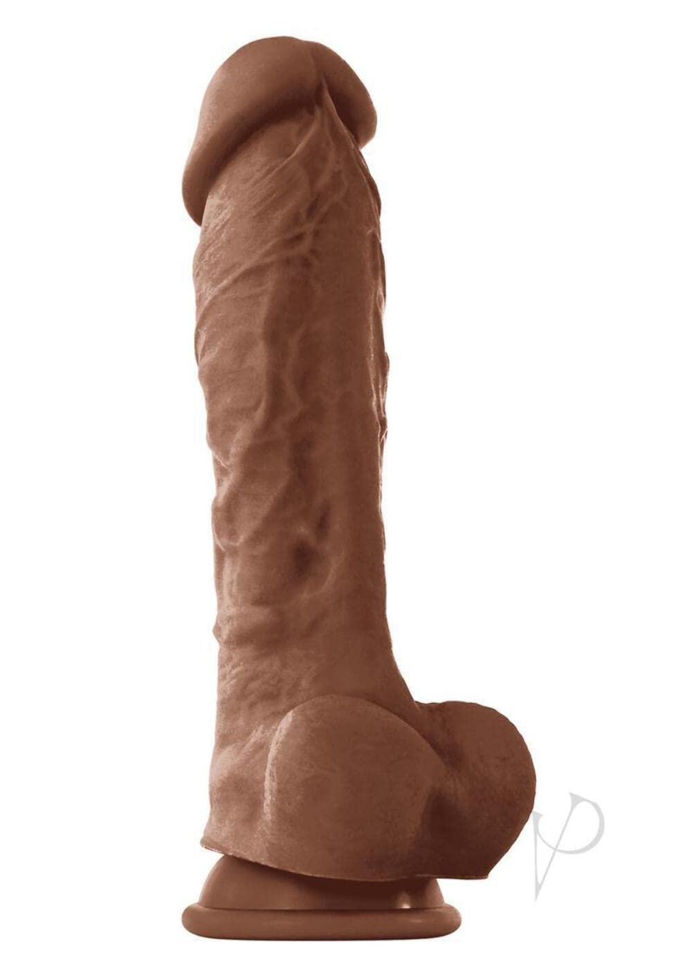 Colours Pleasures 8in Dildo Brown