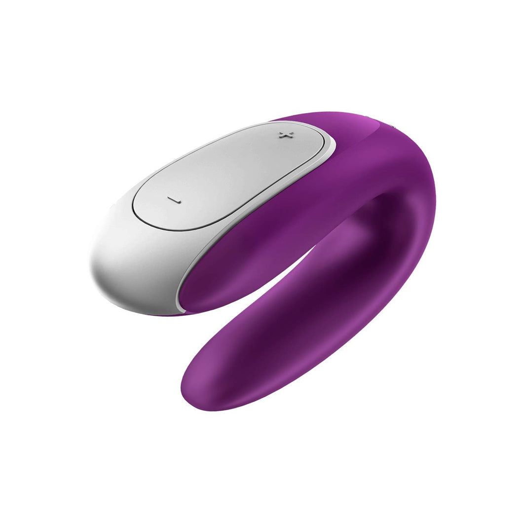 Satisfyer Double Fun Couples Vibrator With App Control And Wireless Remote - G-Spot And Clitoral Stimulation, Partner Toy, U-Sha