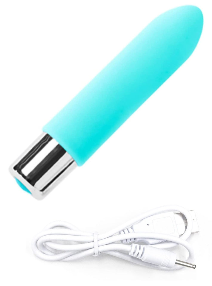 Vedo Bam Mini Rechargeable Bullet Vibrator (Turquoise)