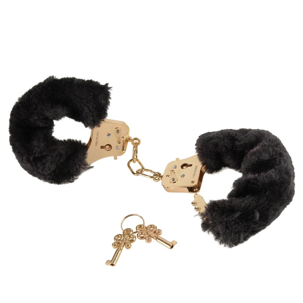 Pipedream Fetish Fantasy Series Gold Deluxe Furry Cuffs