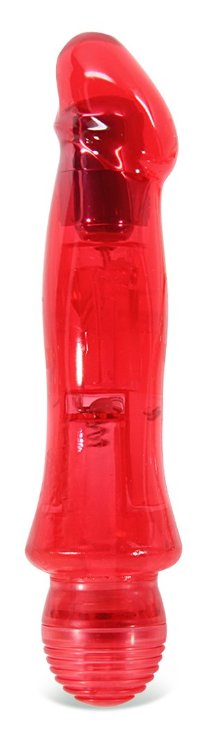 Multi Speed Soft Flexible Vibrator - G Spot Stimulator - Waterproof - Sex Toy For Women - Sex Toy For Adults (Red)
