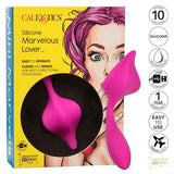 Calexotics Mini Marvels Marvelous Lover - Silicone Waterproof Compact Massager Vibrator - 10 Function Rechargeable Panty Teaser