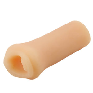 Blush Hot Mouth - 5.25 Inch Pocket Deep Throat Action X5 Plus Realistic Feel Blow Job Masturbator - Textured Vagina Lips Pussy - Open Ended Quick Easy Cleaning Oral Adult Sex Toy