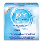 K-Y Extra Lubricated Latex Condoms 12 Count