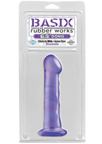 Basix Rubber Works 6.5-Inch Suction Cup Dong, Black