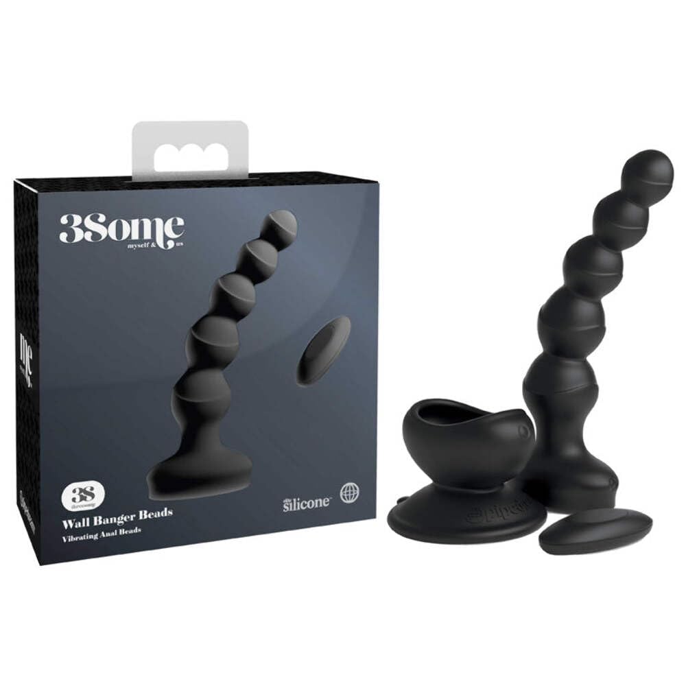 3Some Wall Banger Beads Rechargeable Bla