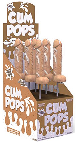 Cum Cock Pops Milk Choc Flavored Dp/6