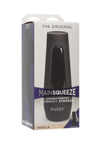 Doc Johnson Main Squeeze - The Original Pussy - Squeeze Plate For Precise Pressure - Twist End Cap To Control Suction - Discreet