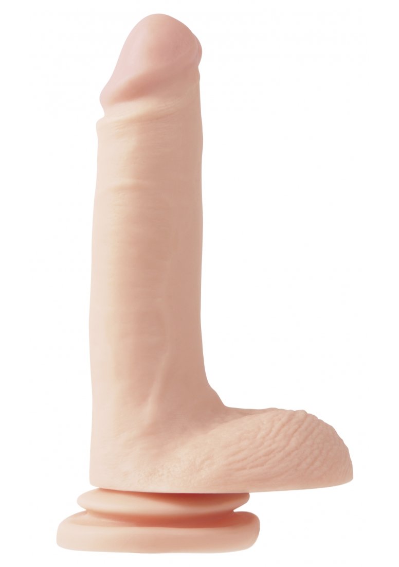 Pipedream Basix 8-Inch Suction Cup Thicky Dong, Flesh