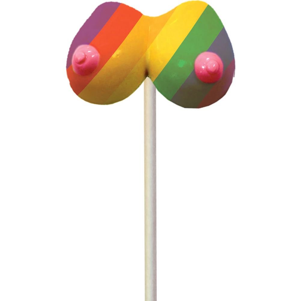 Hott Products Rainbow Boobie Pops, 1.48 Ounce