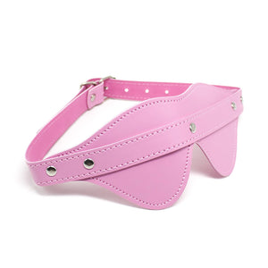 Laxxodoi Bondage Blindfold Eye Mask BDSM Adult Sex Toy Sexy Eye Mask for Couple Women Cosplay (Pink)