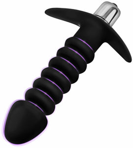 t - off Waterproof Vibrating Anal Beads Vibrating Butt Plug Prostate 7 Vibration Mode G spot Dildo Adult Massager Toy, Couples S
