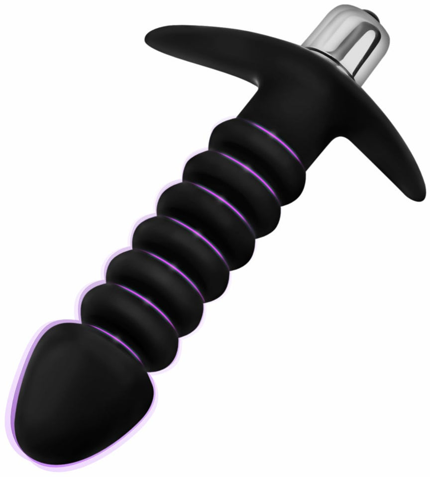 t - off Waterproof Vibrating Anal Beads Vibrating Butt Plug Prostate 7 Vibration Mode G spot Dildo Adult Massager Toy, Couples S
