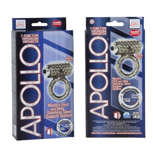 California Exotic Novelties Apollo 7-Function Premium Enhancers, Smoke