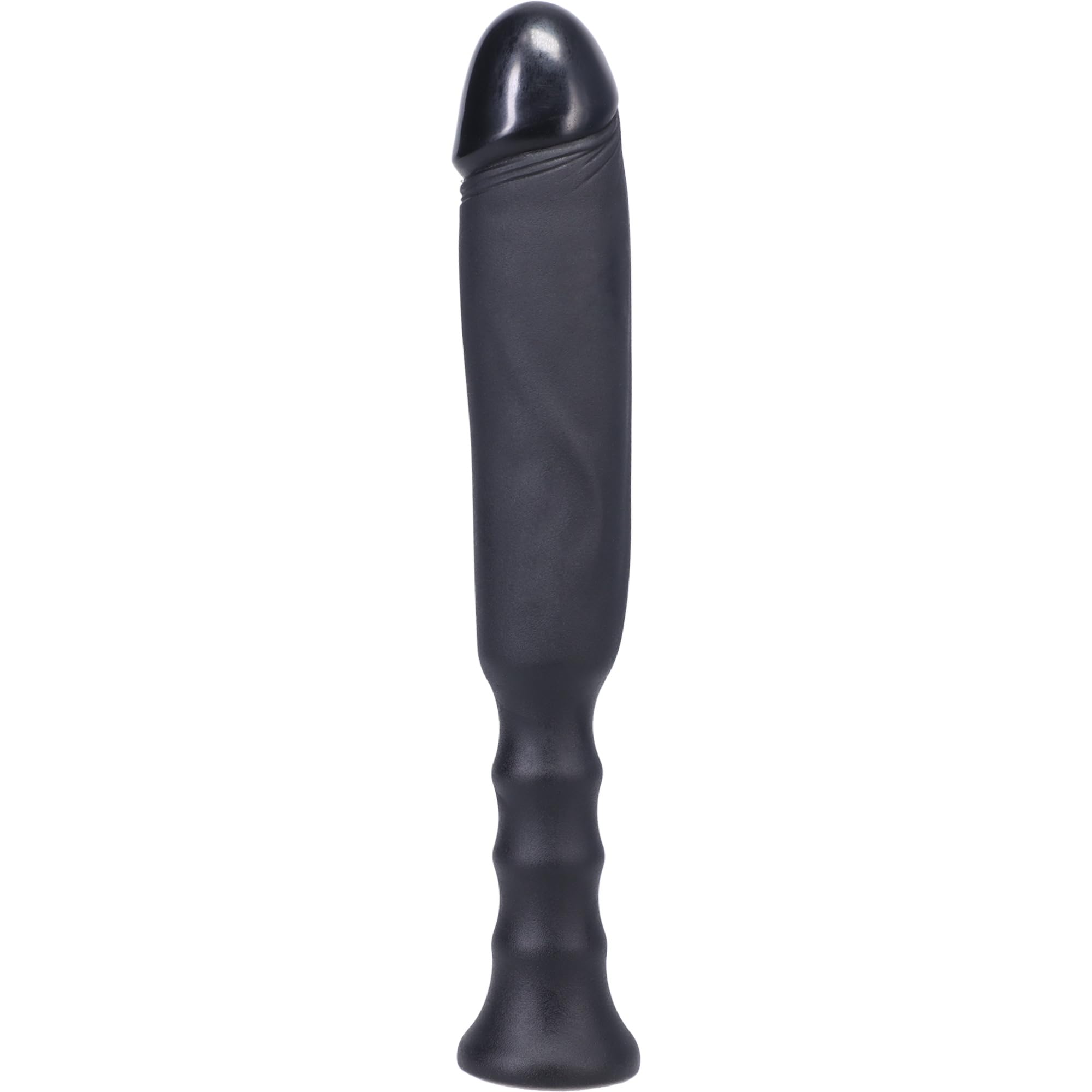 Tantus Anaconda Silicone Dildo with Ergonomic Handle Onyx Firm Girthy Dildo Control Grip for Powerful Thrusting Body Safe Premiu
