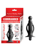 Commander Beginners Vibrating Butt Plug in Black