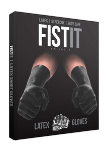 Fist-It Latex Short Gloves - Black