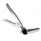 Back Court G Point Anal Plug Metal Stainless Steel Anal Enema Adult Fetish Kinky Expand Anal Sex Toy (Silver)