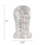 Topco Tlc Pearl Pleasure Cyberskin Comfort Grip Stroker