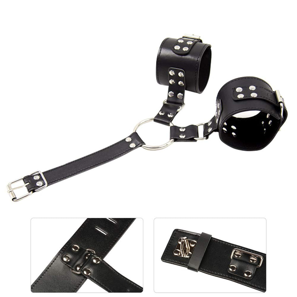 Sex Handcuffs Collar Neck To Wrist Bondage Restraints Kit Bdsm Gear & Accessories Kit Sex Toy For Men Women Couple Game