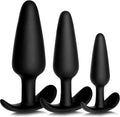 for Comfortable Long-Term Wear Silicone Anal Plug ,3Pcs Training Set/Anal Sex Trainer /Prostate Massage Anus Dilator Anal Ball f