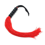 Rubber Sex Flogger Whip - SMspade Beginners Super Soft 15 Inch Flogger Whip for Sex Adult (Red)